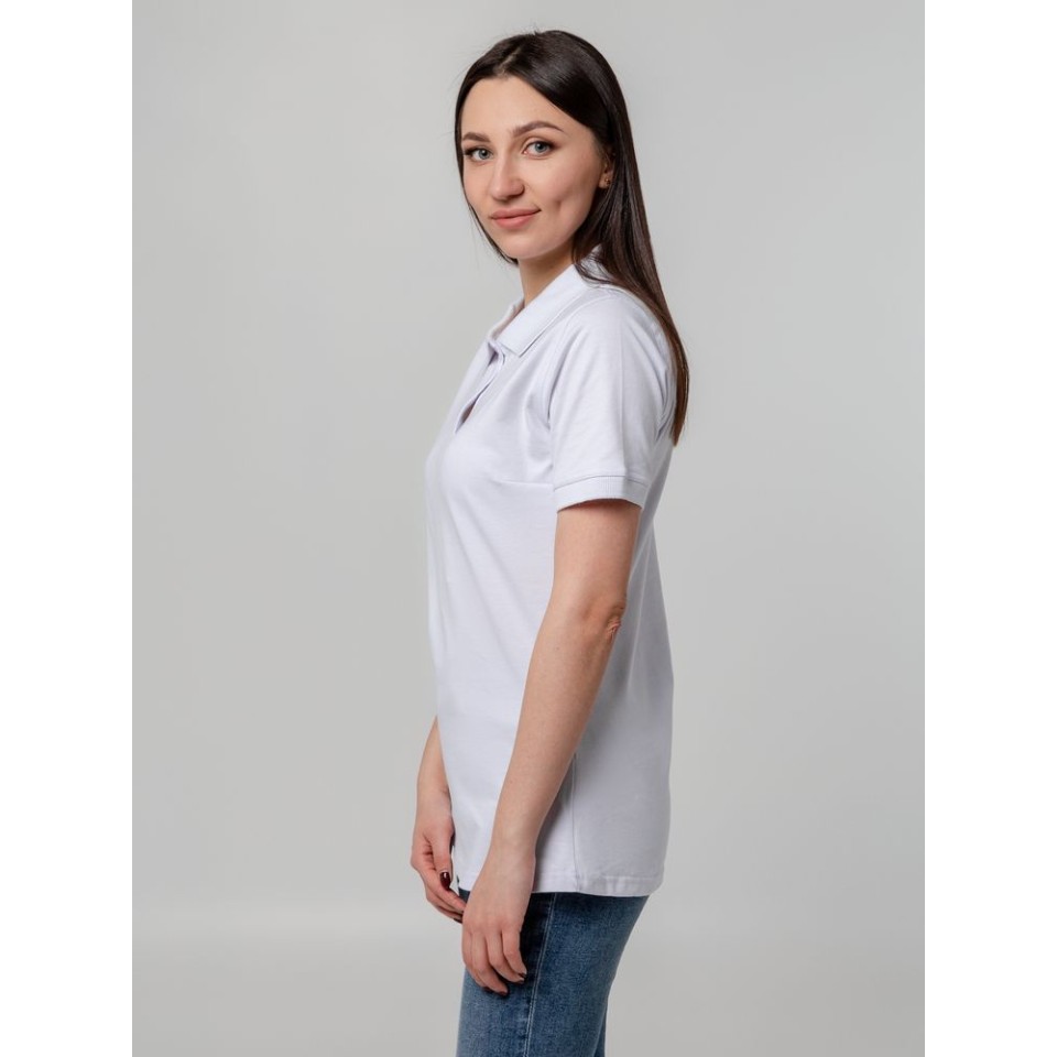 Рубашка поло женская Virma Stretch Lady, белая, M