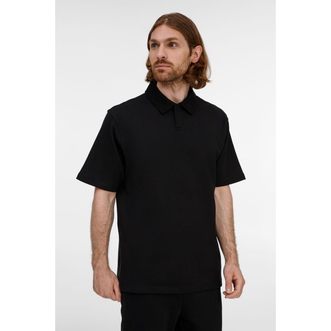 Рубашка поло унисекс Tiimi, черная, размер XS/S