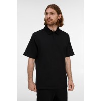 Рубашка поло унисекс Tiimi, черная, размер XS/S
