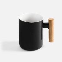 Кружка с ложкой Eco Fusion, черная