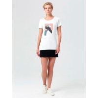 Футболка женская «Пара», белая, S