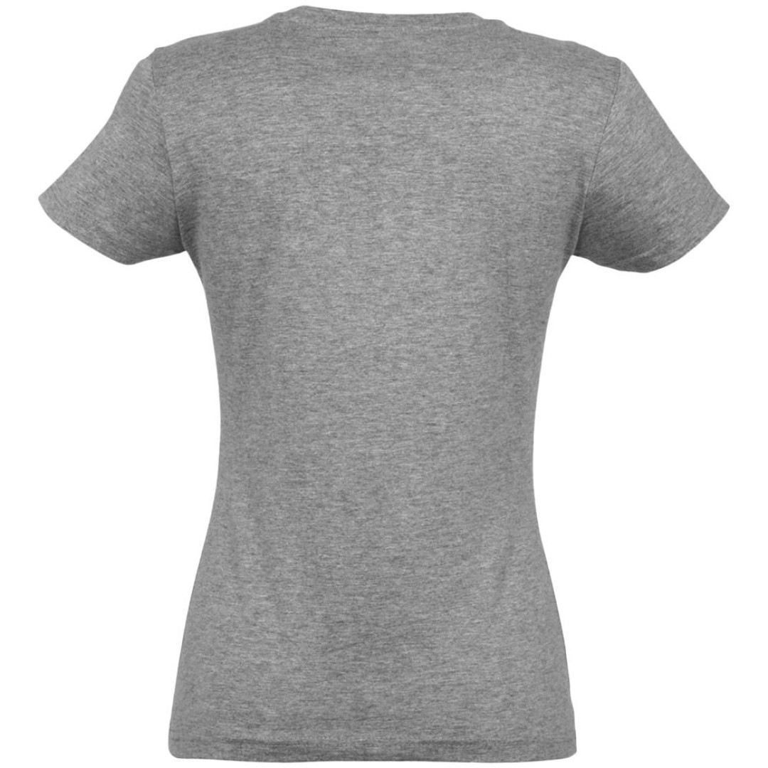 Футболка женская Imperial women 190 серый меланж, XL