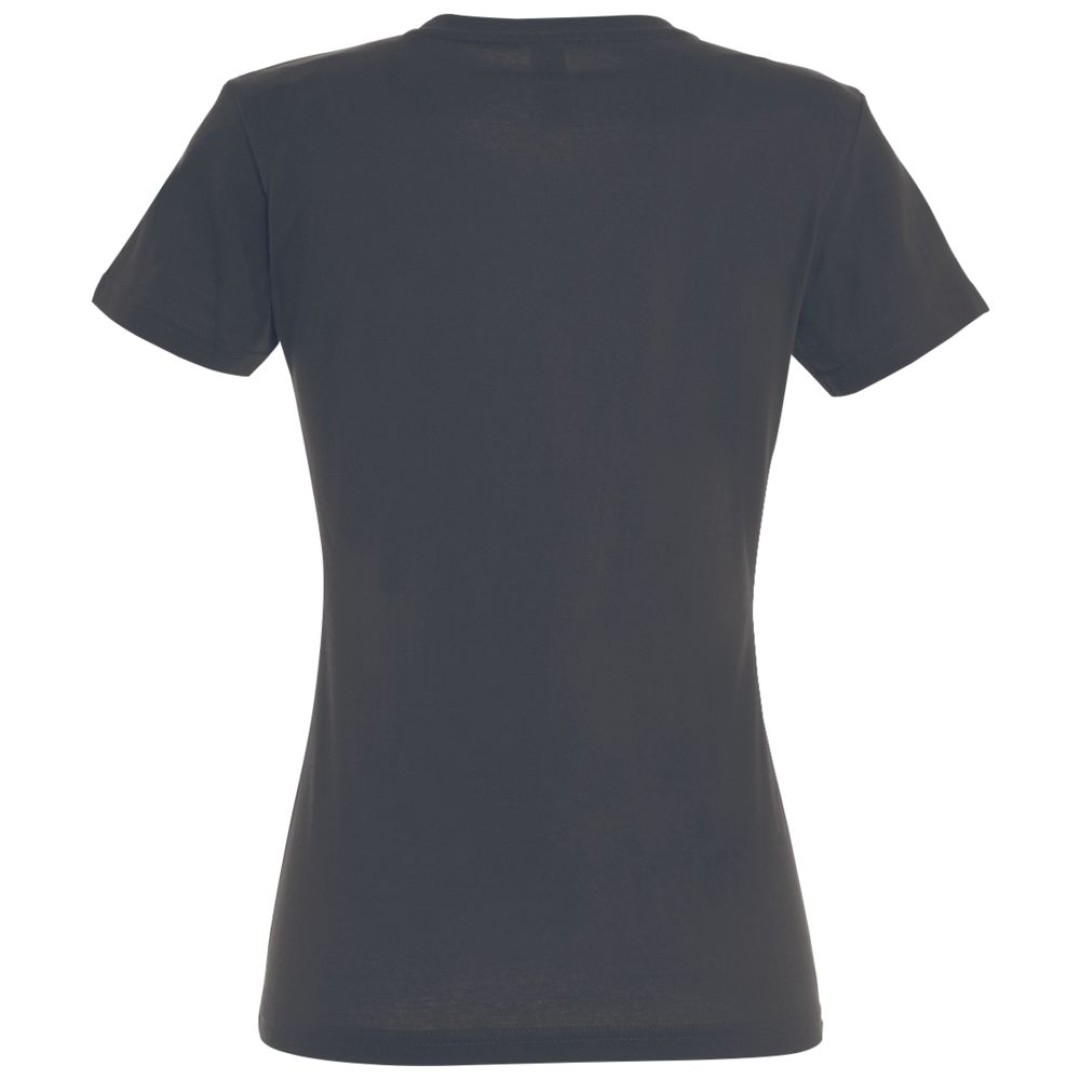 Футболка женская Imperial women 190, темно-серая (графит), XL