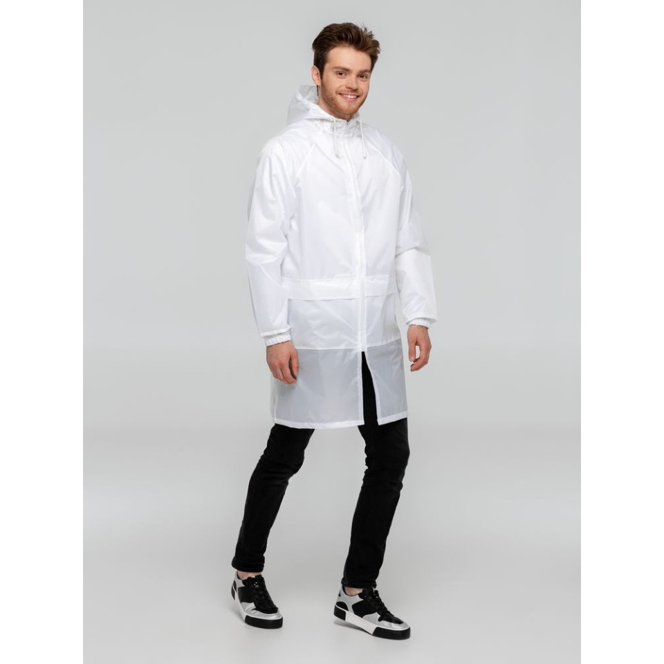 Дождевик Rainman Zip Pro белый, S