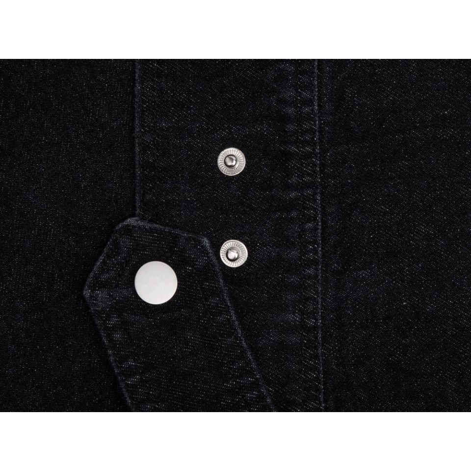 Куртка джинсовая O2, черная, размер 3XL/4XL