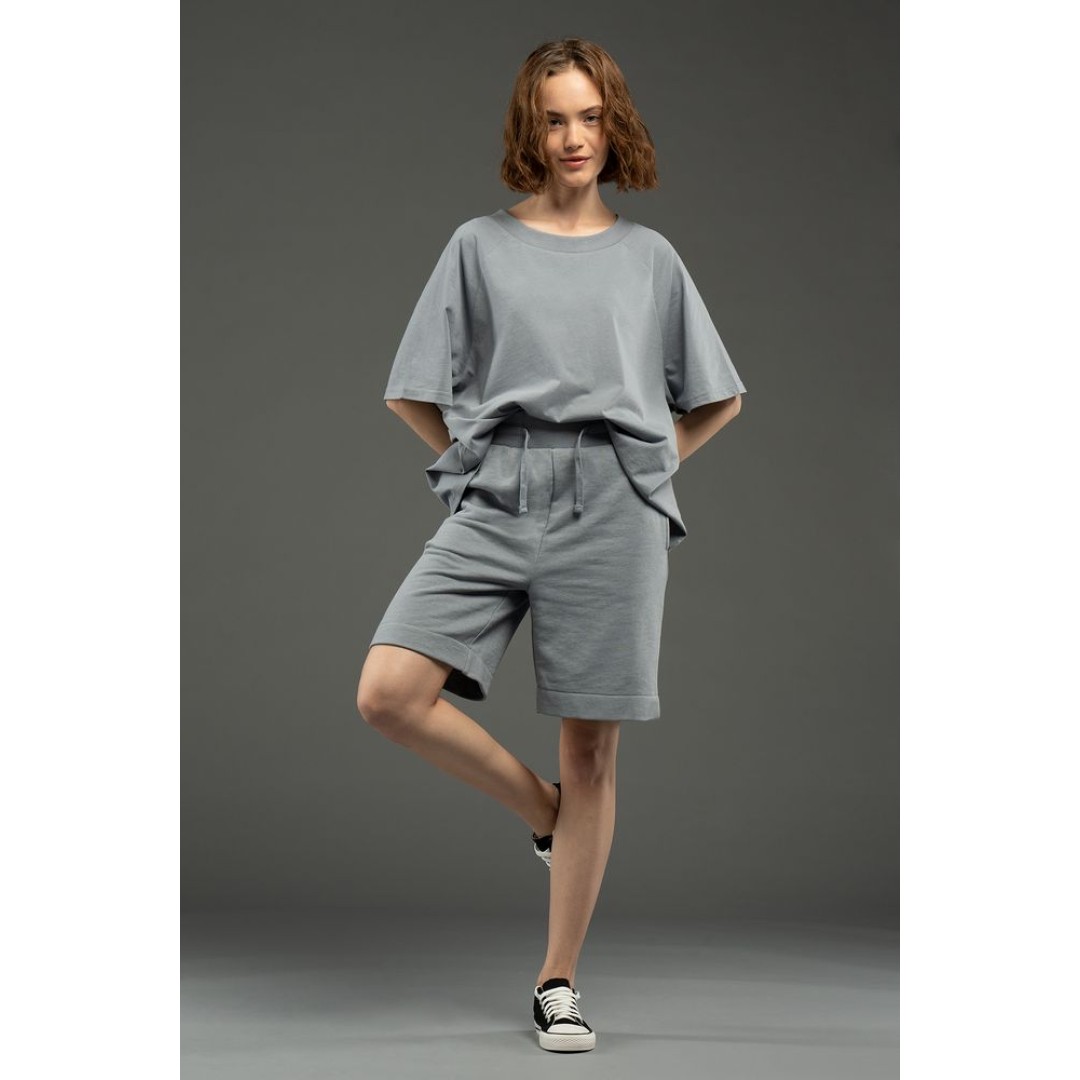 Футболка унисекс T2, серая, размер XS/S