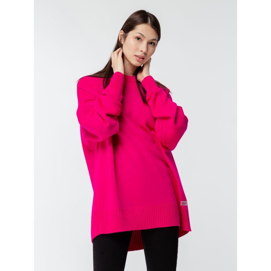 Джемпер оверсайз унисекс Stated в сумке, розовый, размер S/M