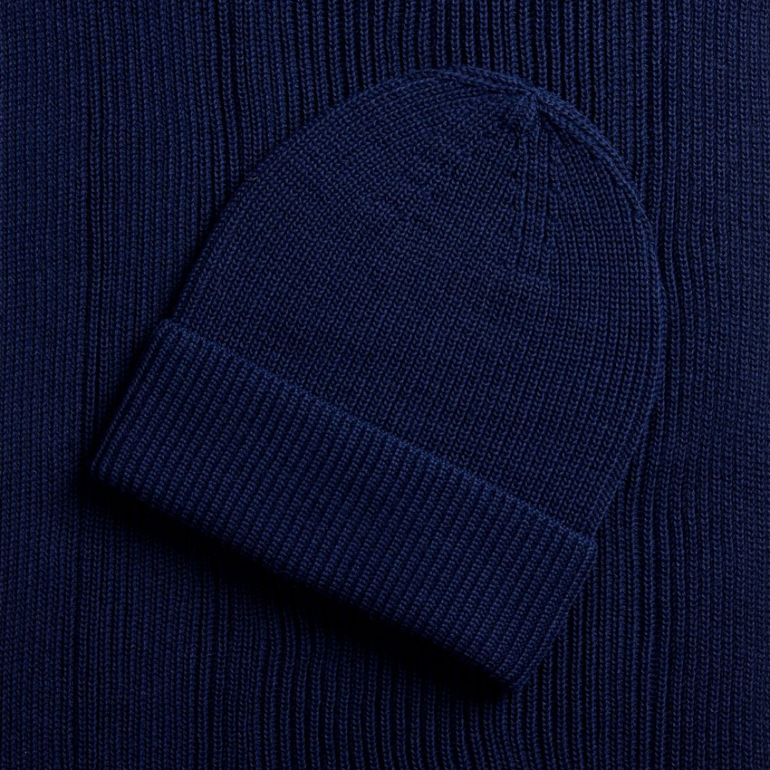 Шапка Nobilis Mono, темно-синяя