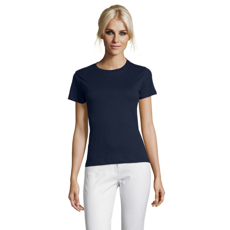Футболка женская Regent Women, темно-синяя (navy), L
