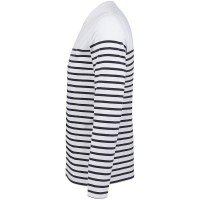 Футболка мужская с длинным рукавом Matelot LSL Men, белая с темно-синим, 3XL