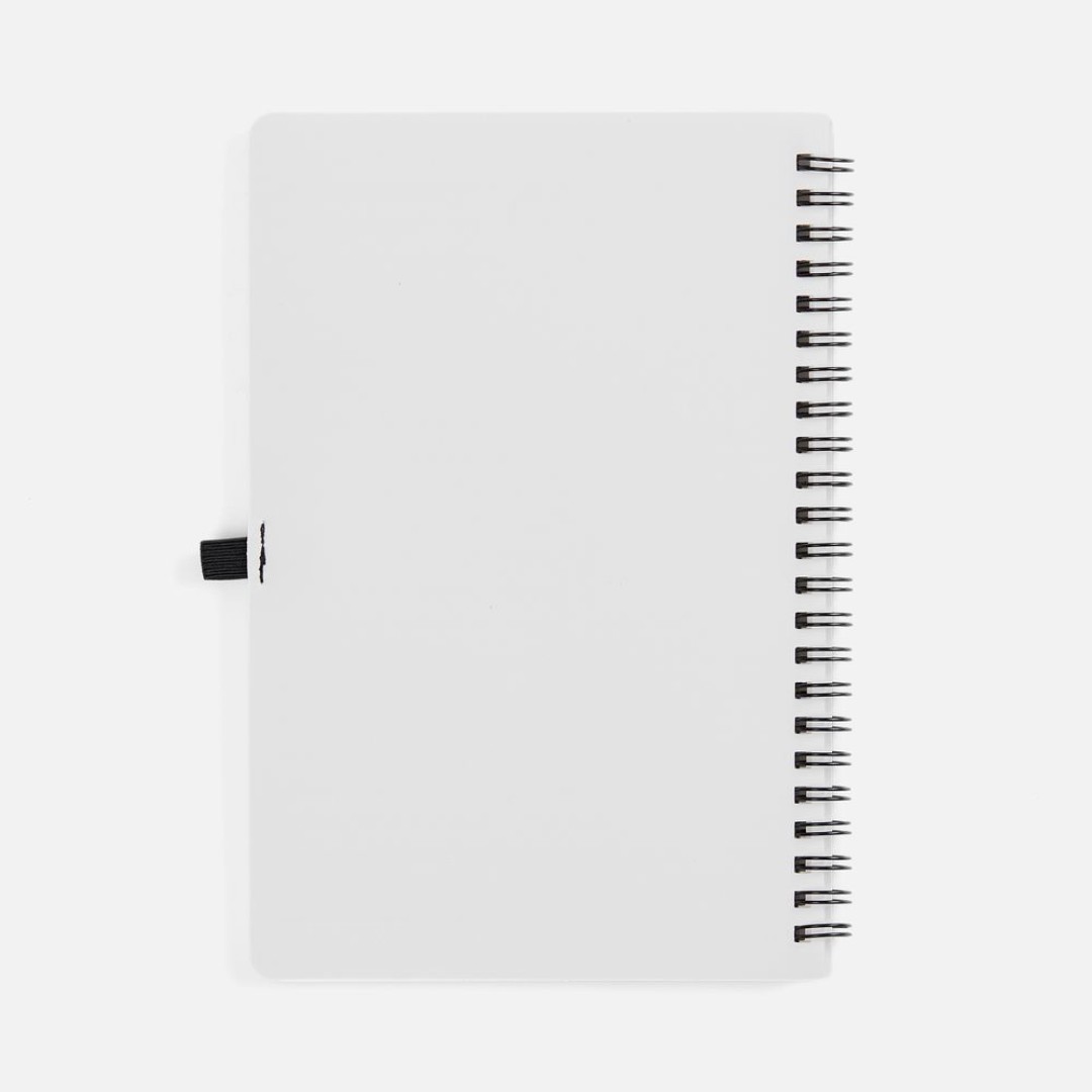 Блокнот на пружине Stone Line, белый