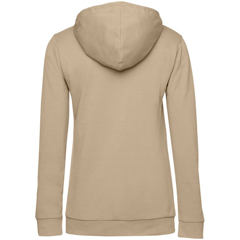 Толстовка с капюшоном женская Hoodie, бежевая, L