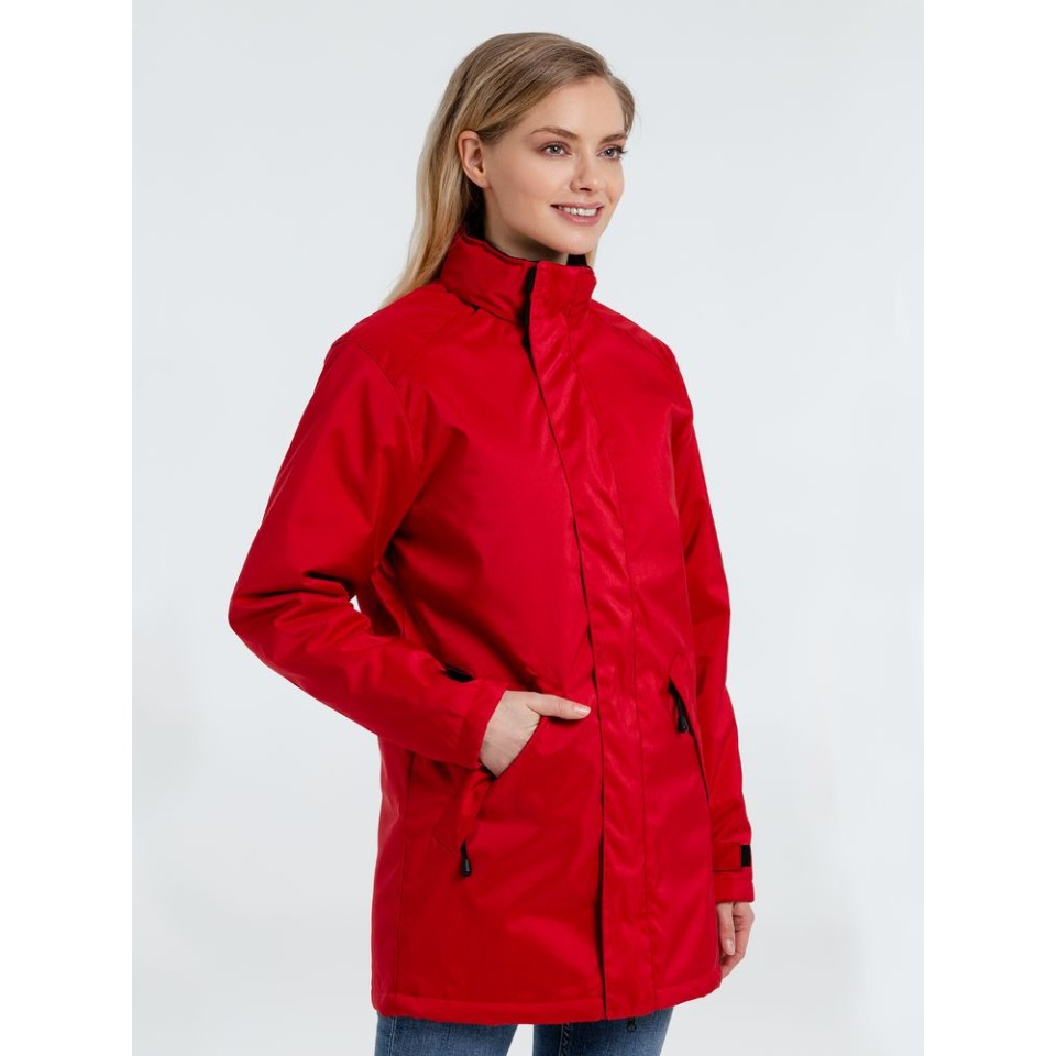 Куртка на стеганой подкладке Robyn красная, 4XL