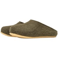 Домашние валенки Step, зеленые (олива), размер 35