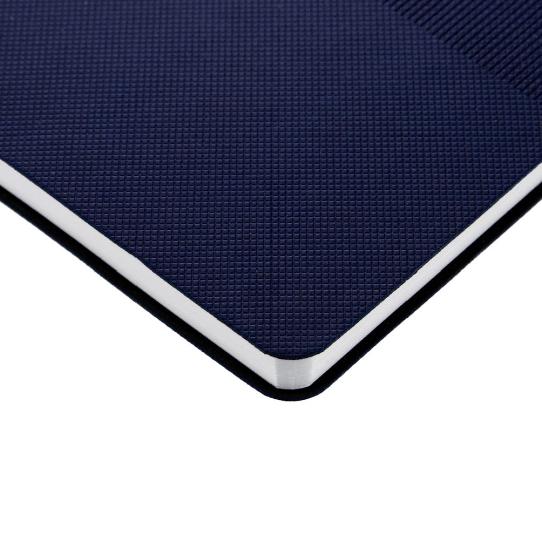 Ежедневник Knit, недатированный, темно-синий