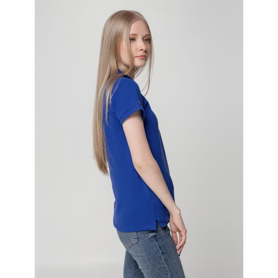 Рубашка поло женская Virma lady, ярко-синяя, размер 3XL