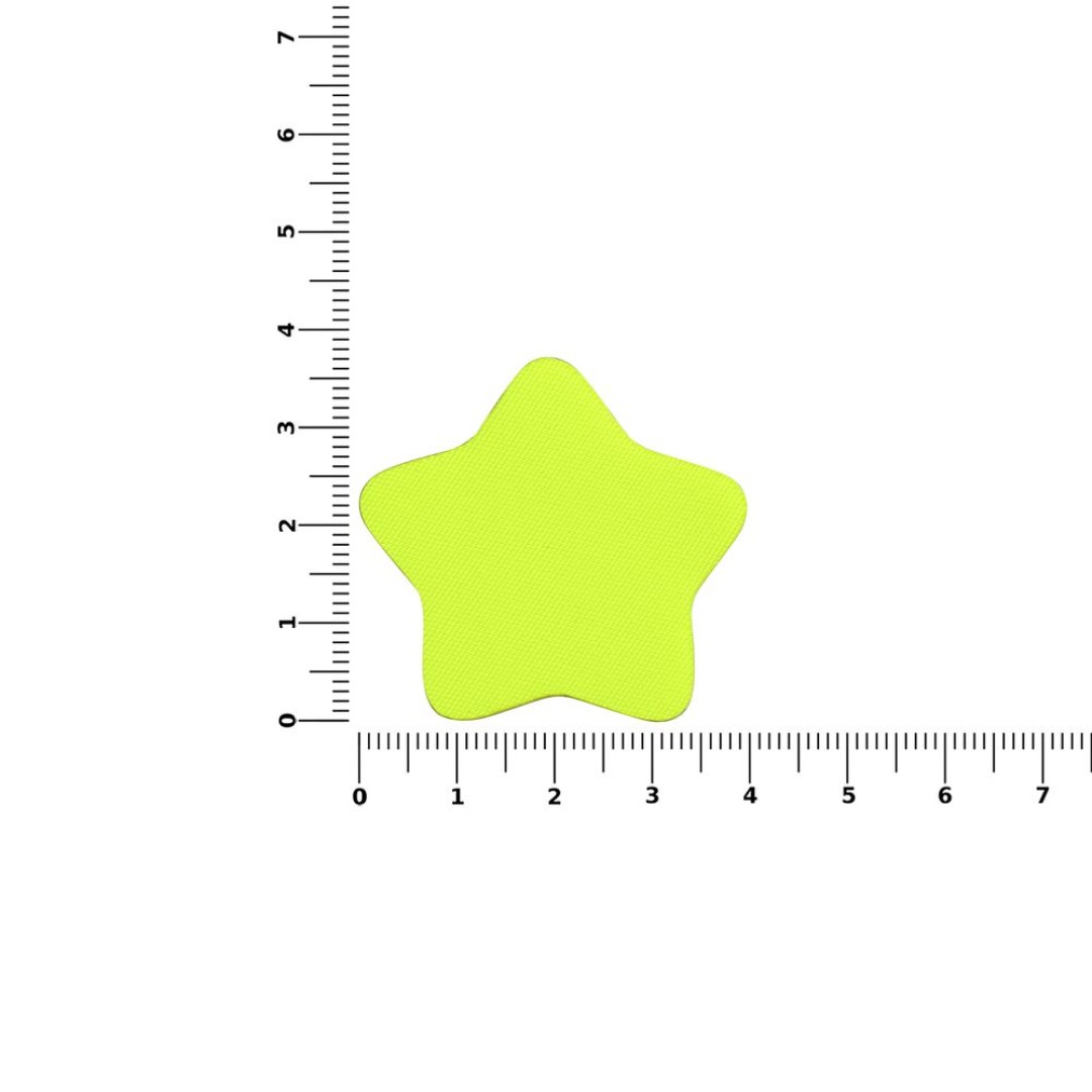 Наклейка тканевая Lunga Bial, M, желтый неон