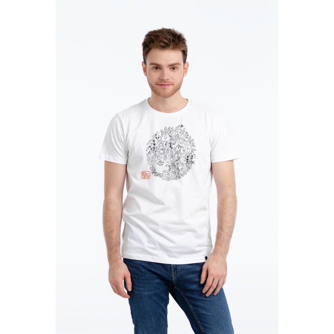 Футболка «Кавалер», белая, S