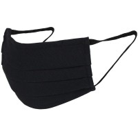 Маска гигиеническая Respire, двухслойная, немедицинская, черная, М