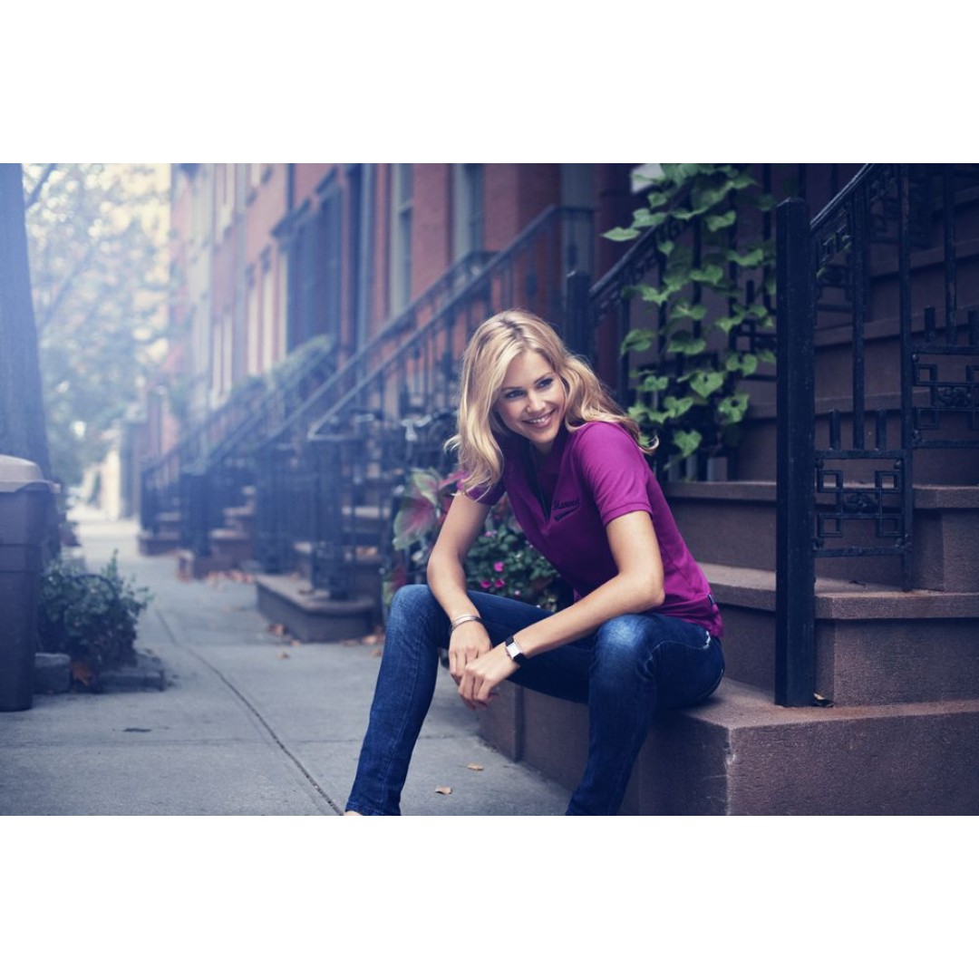 Рубашка поло стретч женская Albatross, красная, XXL