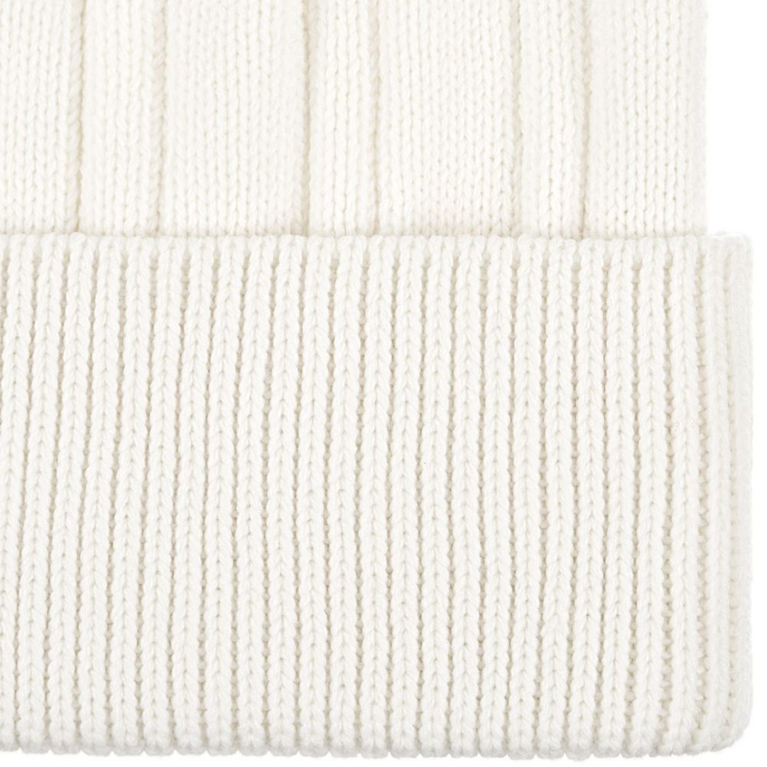 Шапка Knit Beat, белая (молочная)