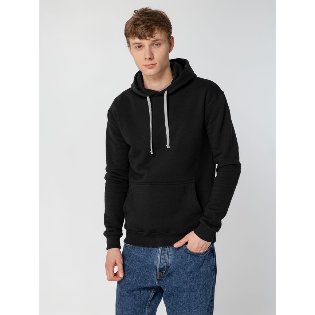 Толстовка с капюшоном Unit Kirenga Heavy, черная