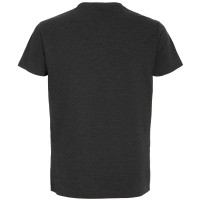 Футболка приталенная Ghost of Love, черный меланж, S