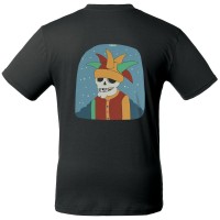 Футболка «Шут», черная, S