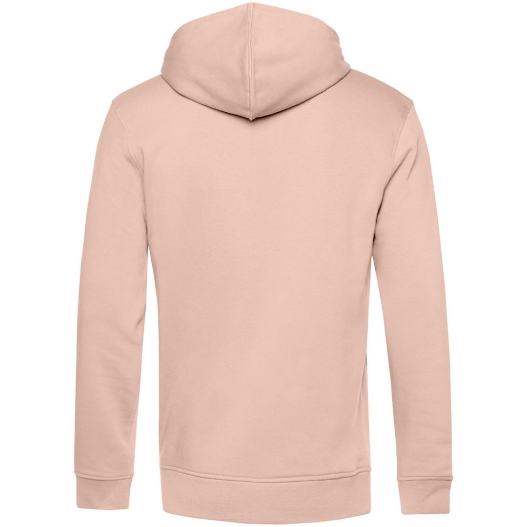 Толстовка на молнии с капюшоном унисекс BNC Inspire (Organic), розовая, XXL