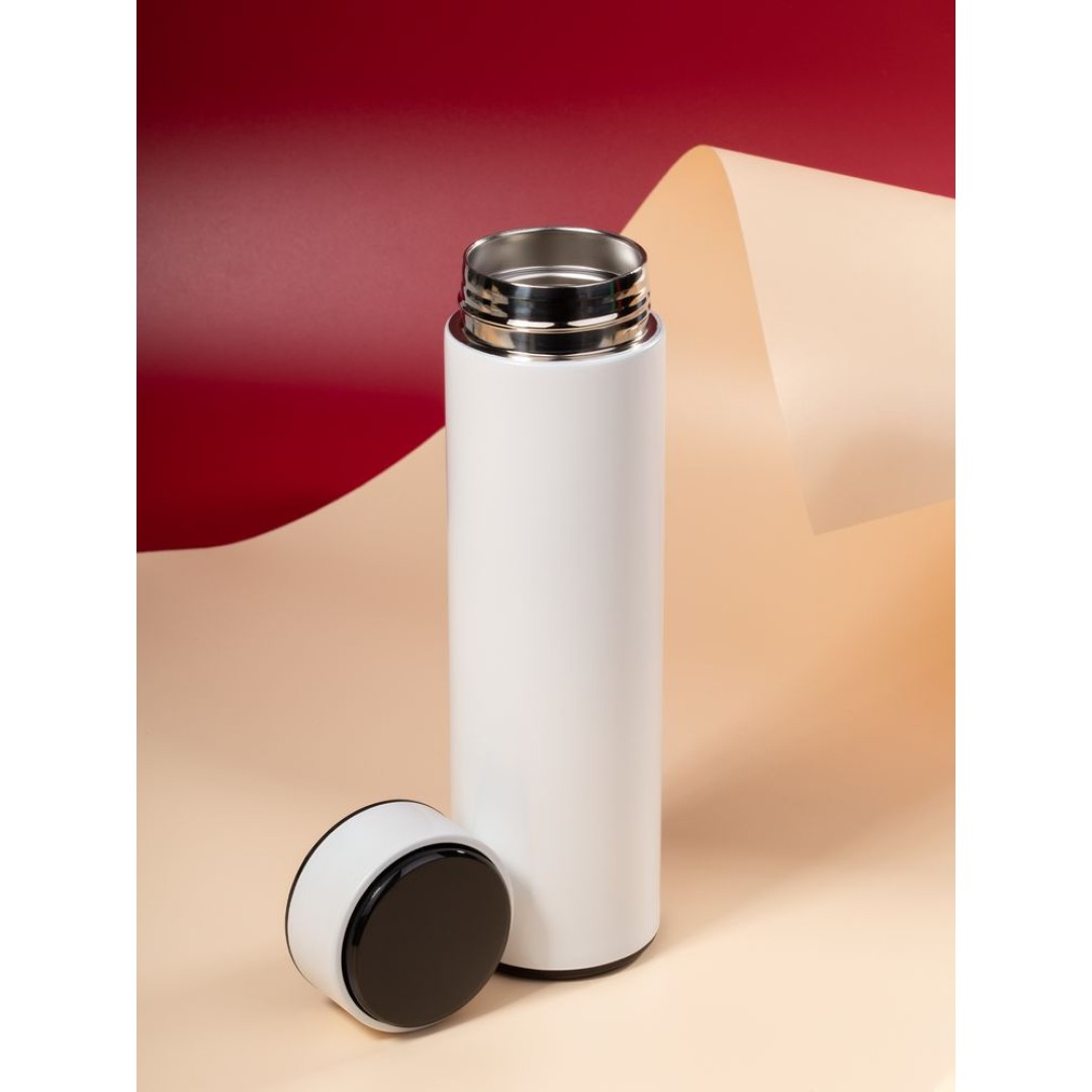 Смарт-бутылка с заменяемой батарейкой Long Therm, белая