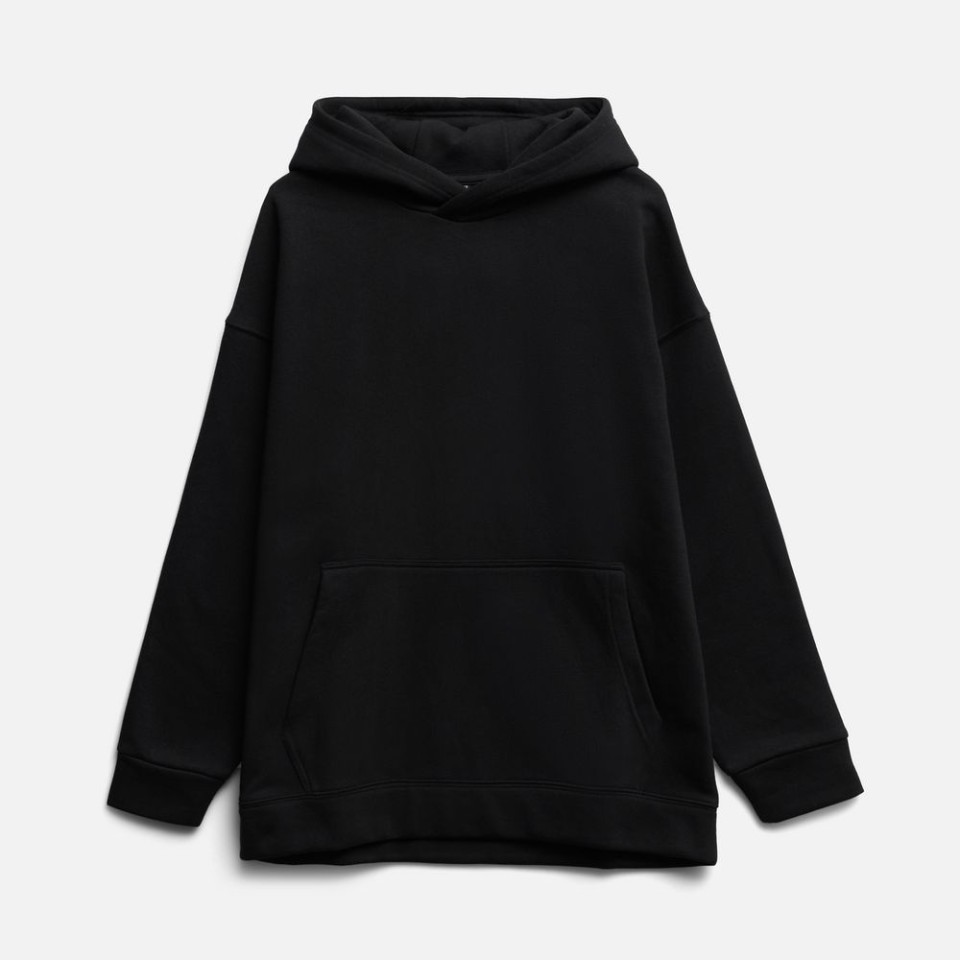 Худи оверсайз унисекс Snuggie, черное, размер M/L