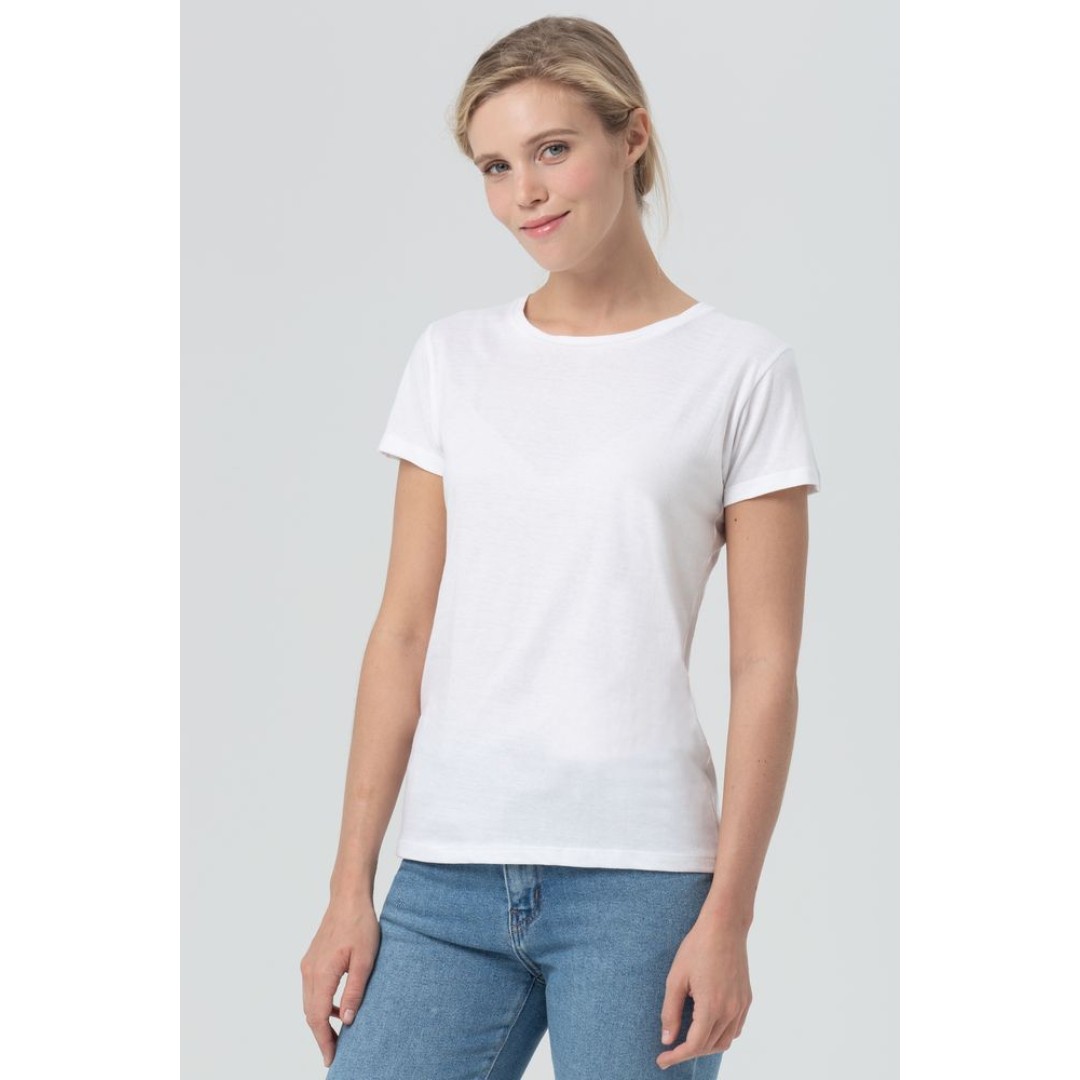 Футболка женская Miss 150 белая, XL