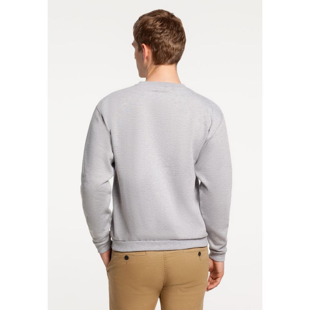 Толстовка «Код вселенной», серый меланж, M