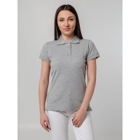 Рубашка поло женская Virma Premium Lady, серый меланж, S