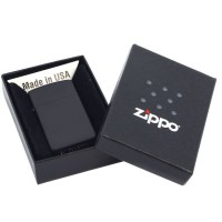 Зажигалка Zippo Slim Matt, матовая черная