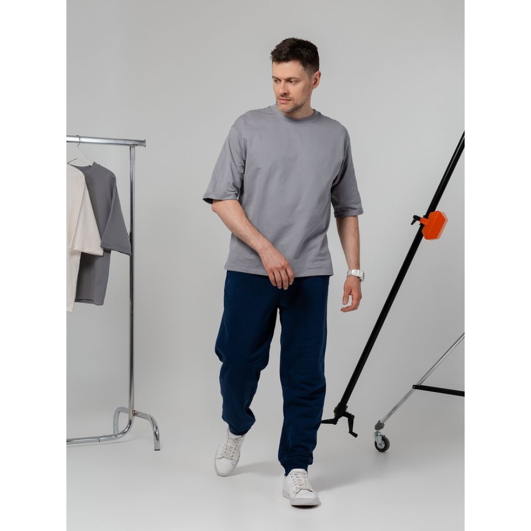 Футболка оверсайз унисекс Kosmos 2.0, кремовая