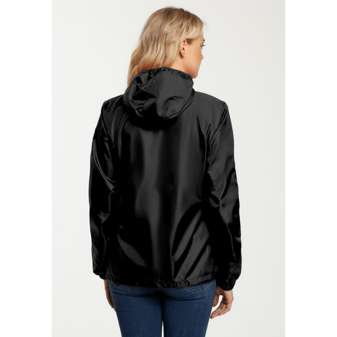 Ветровка женская Fastplant черная, S