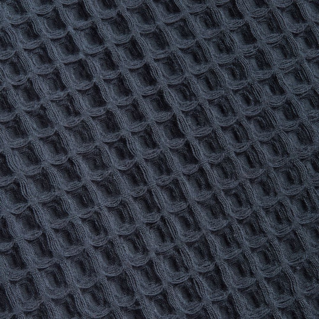 Плед вафельный Elenglect, темно-серый