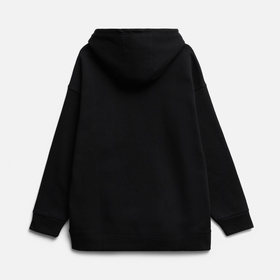 Худи оверсайз унисекс Snuggie, черное, размер M/L