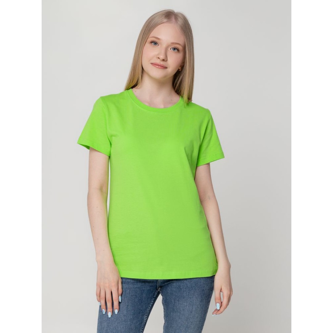 Футболка женская T-bolka Lady зеленое яблоко, S