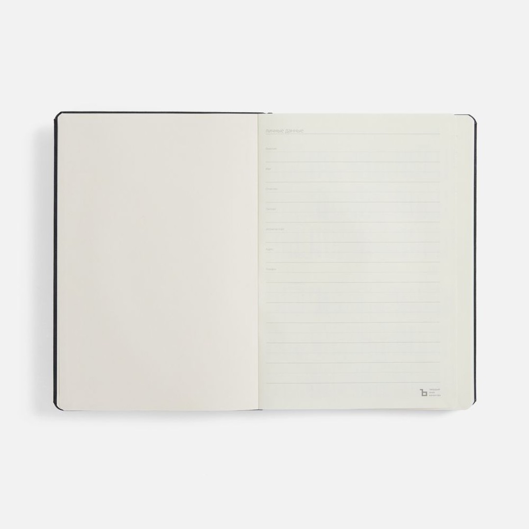 Ежедневник Urban Metal, недатированный, черный