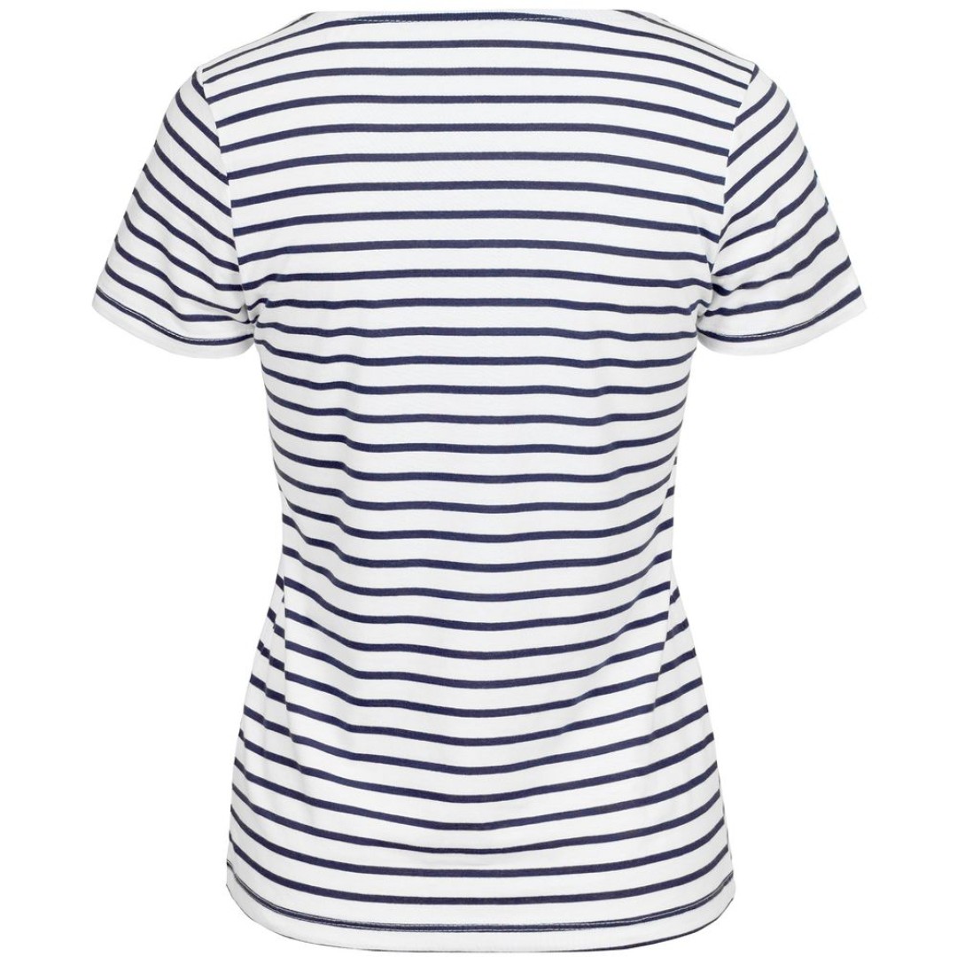 Футболка женская Grand Granat New, белая с синим, XS