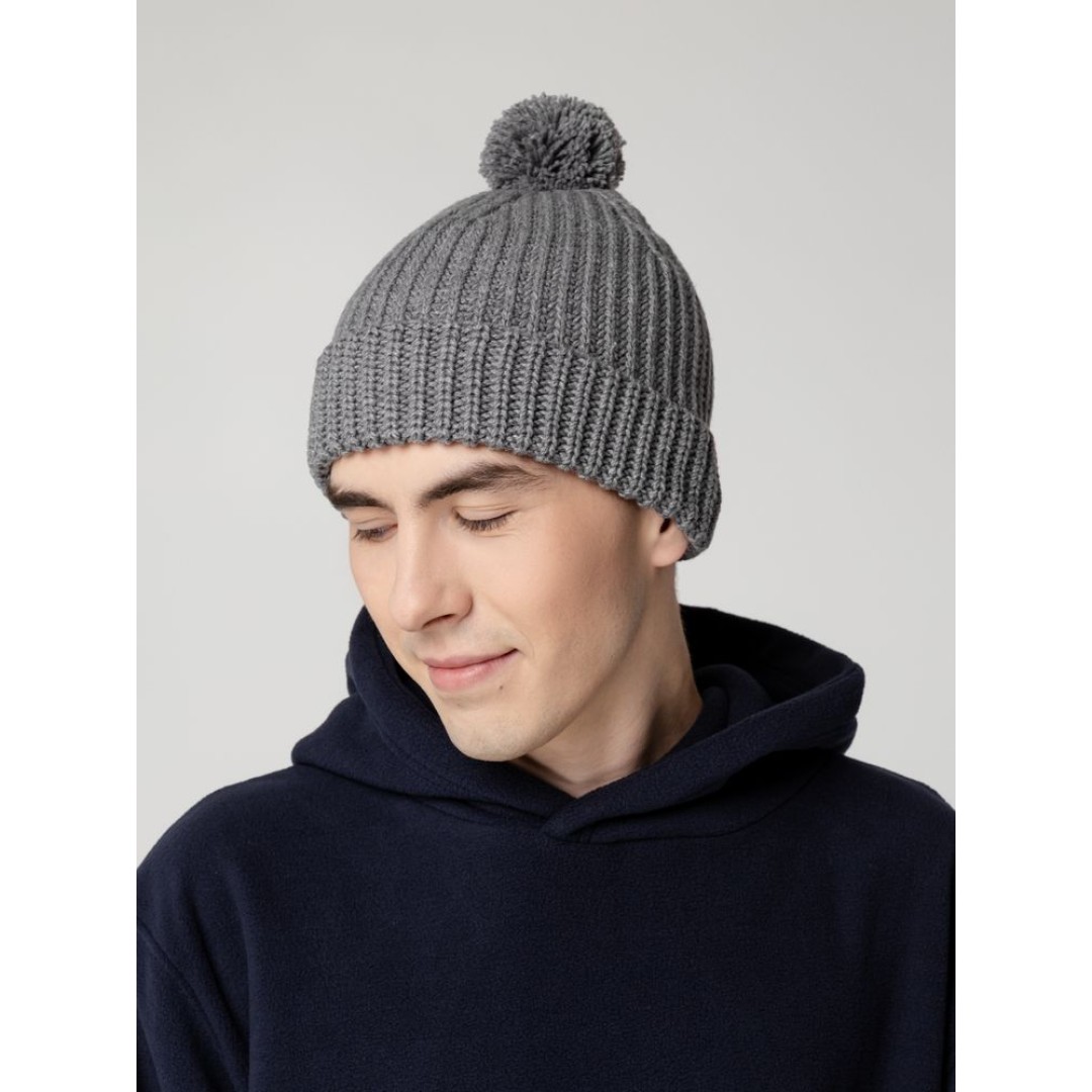 Шапка Nordvik, серый меланж