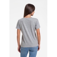 Футболка женская Artist Bear, серый меланж, S