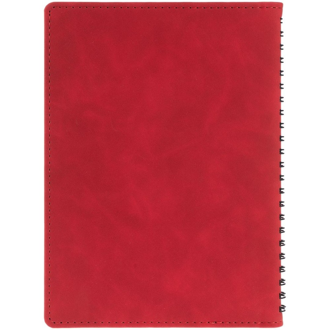 Ежедневник Spring Urban на заказ, недатированный, красный