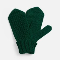 Варежки Nordkyn, темно-зеленые, размер S/M