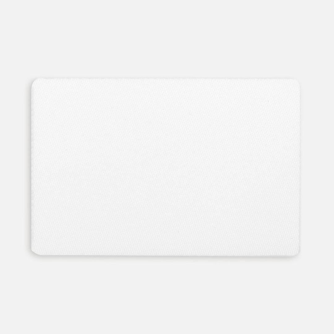 Наклейка тканевая Lunga, L, белая