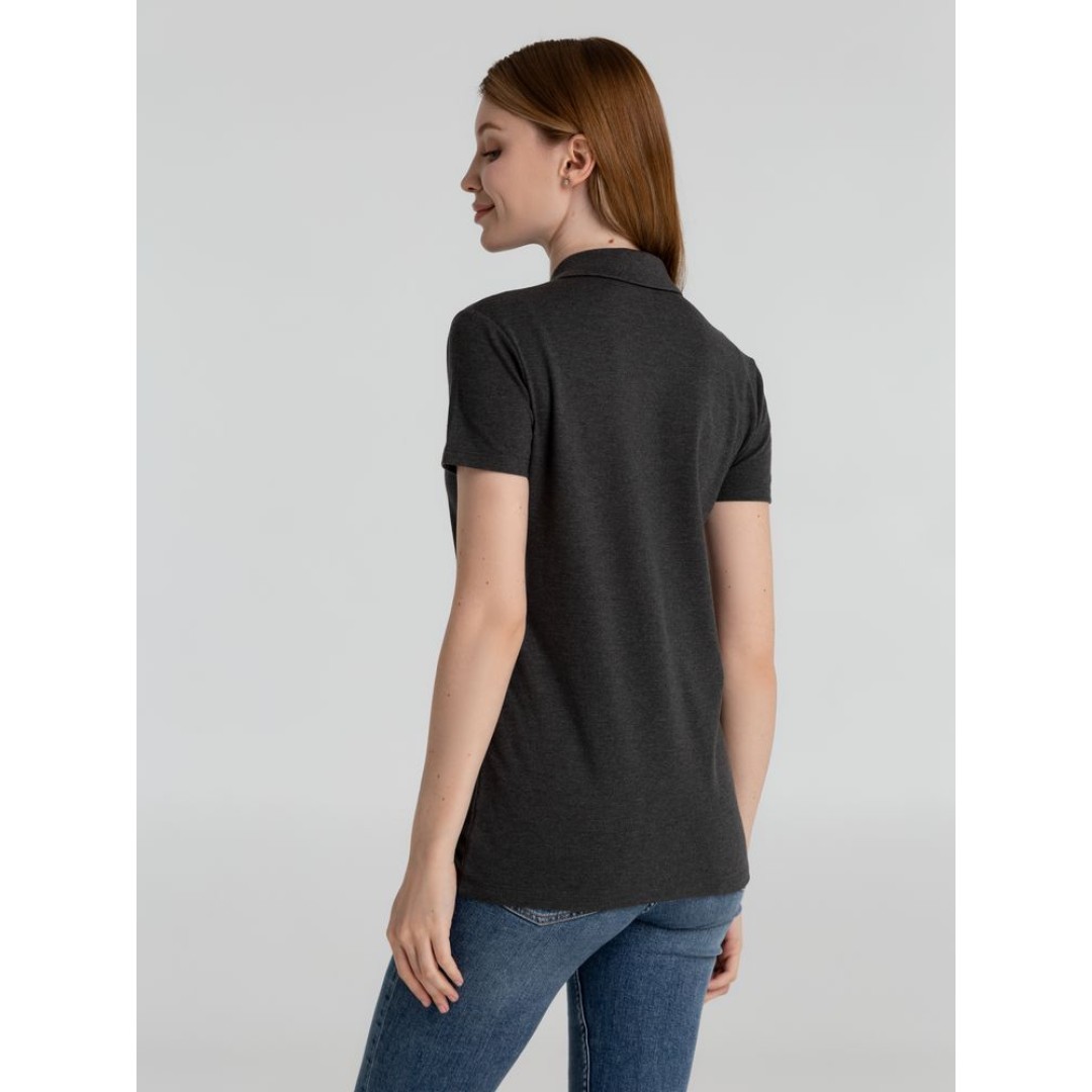 Рубашка поло женская Phoenix Women темно-серый меланж, L