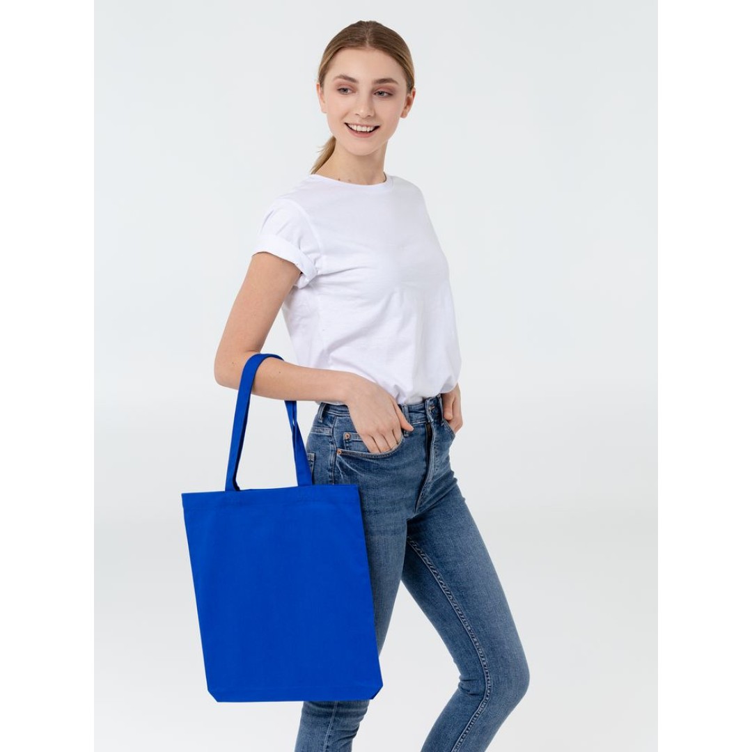 Холщовая сумка Avoska, ярко-синяя