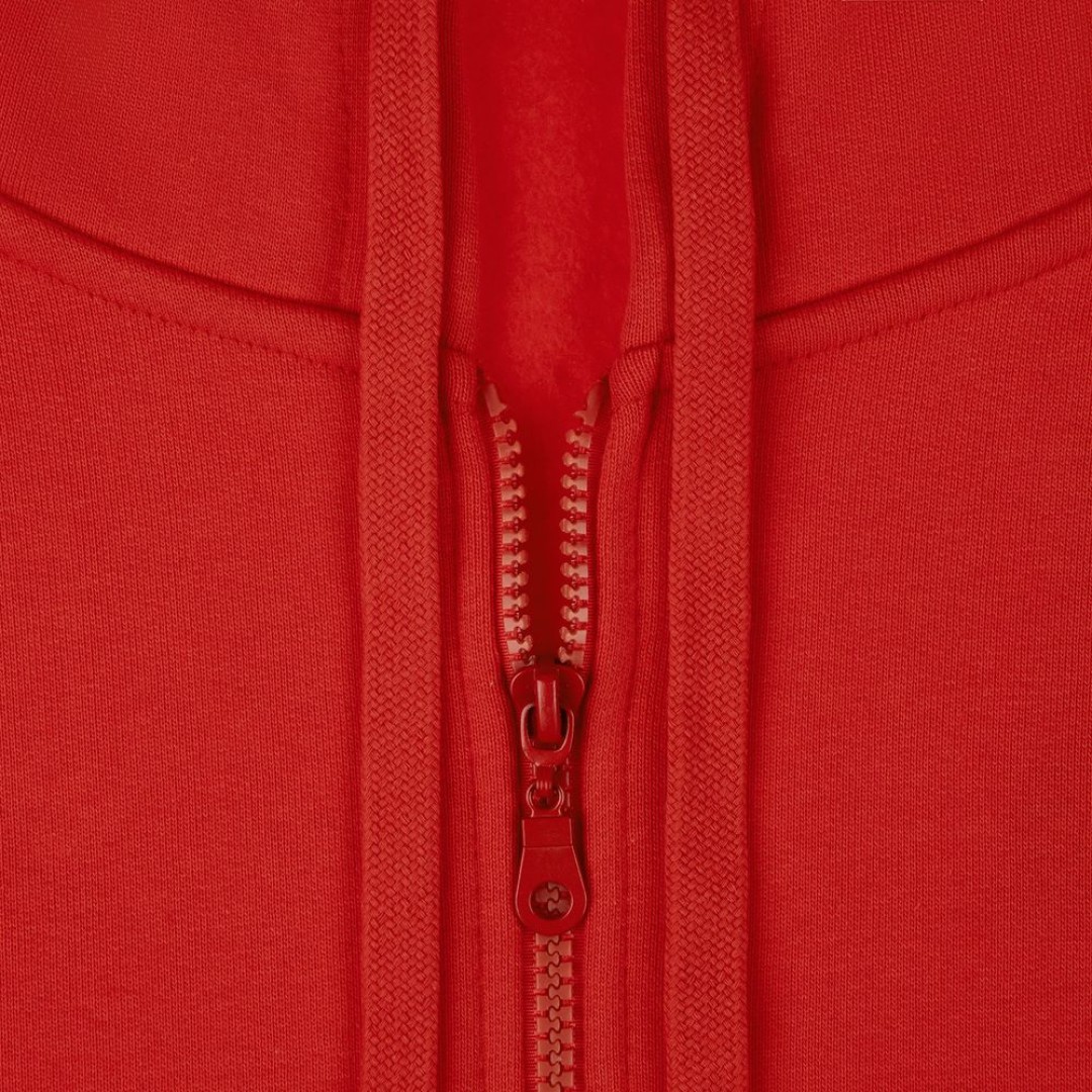 Толстовка на молнии с капюшоном Siverga Heavy 2.0, красная, размер S